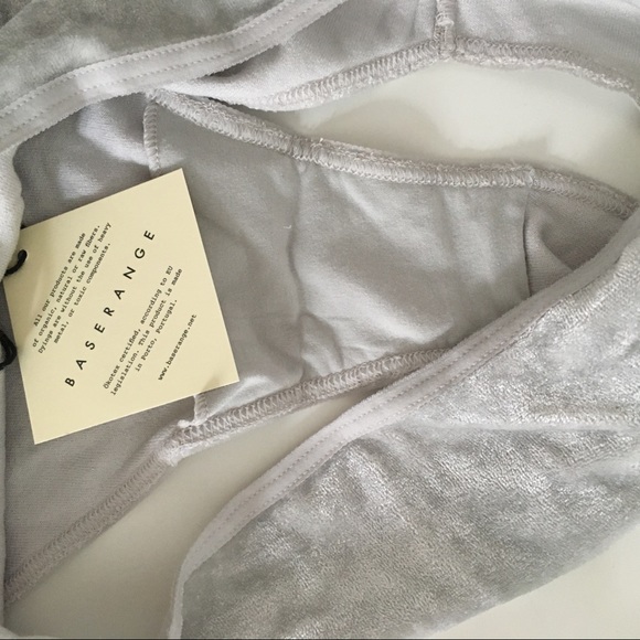BNWT Baserange Bell Underwear in grey velvet - Picture 4 of 10